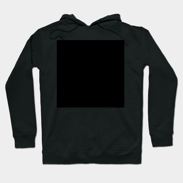 Classic Black Solid Color Block Hoodie by AmyBrinkman